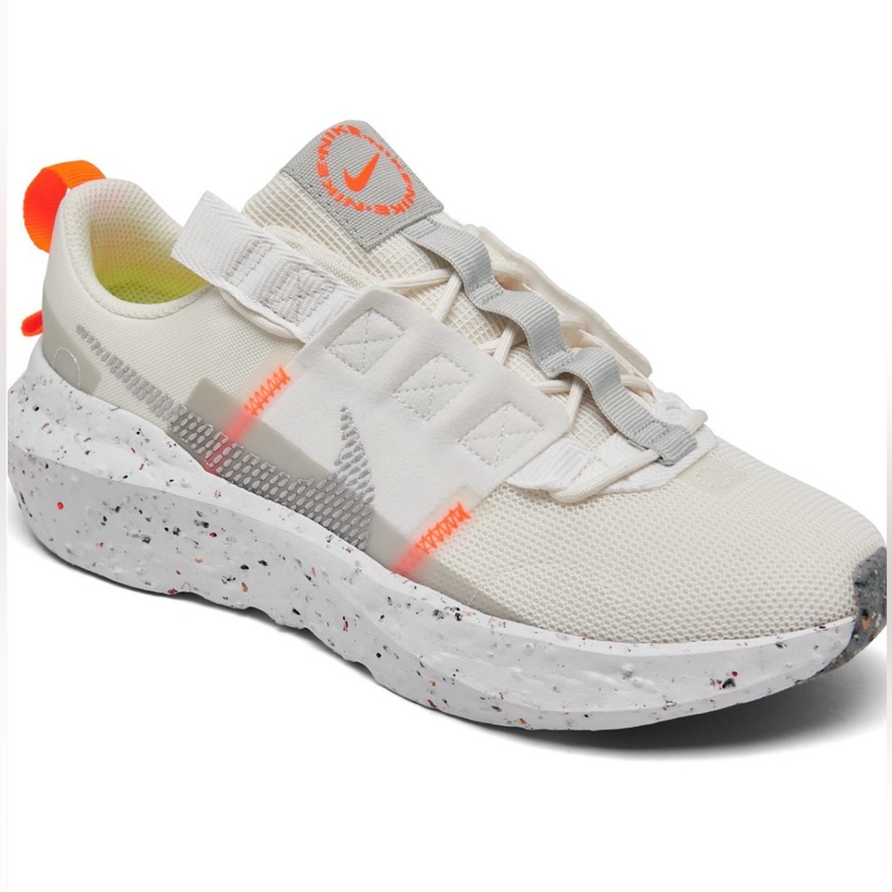 Nike Crater Impact TD In Summit White Grey Fog YOUTH Size 7 - Athletic Sporty